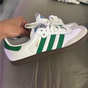Adidas samba og white/green